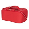 Bloominbag Ella Terra Flame Scarlet Deri Seyahat Ve Makyaj Çantası