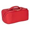 Bloominbag Ella Terra Flame Scarlet Deri Seyahat Ve Makyaj Çantası