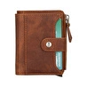 Bloominbag Siena Saddle Brown Mekanizmalı Deri Cüzdan & Kartlık (rfid Korumalı)