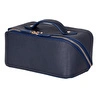 Bloominbag Ella Terra Navy Deri Seyahat Ve Makyaj Çantası