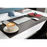 Bloominbag Atelier 91 Ash Gray Leather Desk Mat - Medium