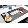 Bloominbag Atelier 91 Ash Gray Leather Desk Mat - Medium