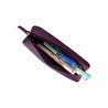 Bloominbag Bloombox Damson Plum Hakiki Deri Kalem & Makyaj Çantası