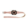 Bloominbag Alpine Slim Double Tour Blush Pink Hakiki Deri Apple Watch Kordonu - 44/45/46/49mm