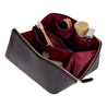 Bloominbag Ella Terra Espresso Brown Deri Seyahat Ve Makyaj Çantası