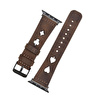 Bloominbag Valais Espresso Brown Leather Apple Watch Kordon-44/45/46/49mm