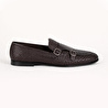 Bloominbag Firenze Double Monk Brown Hand-woven Premium Leather Erkek Ayakkabı- 40 Numara