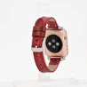 Bloominbag Bloomband Signature Crimson Red Leather Apple Watch Band - 44/45/46/49mm