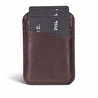 Bloominbag Linea Fit Cc Deep Espresso Leather Magsafe Card Holder