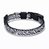 Bloominbag Swissplus Urban Paws Zebra Noir Recycled Köpek Tasması - 10 Mm