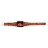 Bloominbag Bloomband Signature Croc Brown Leather Apple Watch Band - 44/45/46/49mm