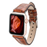 Bloominbag Bloomband Signature Croc Brown Leather Apple Watch Band - 44/45/46/49mm