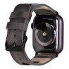 Bloominbag Valais Stone Ash Leather Apple Watch Kordon-44/45/46/49mm