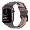 Bloominbag Valais Stone Ash Leather Apple Watch Kordon-44/45/46/49mm