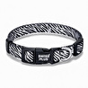 Bloominbag Swissplus Urban Paws Zebra Noir Recycled Köpek Tasması - 15 Mm