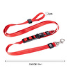Bloominbag Swissplus Urban Paws Crimson Red Hands-free Ayarlanabilir Köpek Kordonu – 20mm