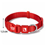 Bloominbag Swissplus Urban Paws Köpek Tasması – Crimson Red | Ayarlanabilir, Dayanıklı, Hafif-15mm