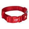 Bloominbag Swissplus Urban Paws Köpek Tasması – Crimson Red | Ayarlanabilir, Dayanıklı, Hafif-20mm