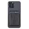 Bloominbag Snapé Noir Black Mıknatıslı Deri Telefon Kartlık