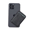 Bloominbag Snapé Noir Black Mıknatıslı Deri Telefon Kartlık