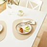 Home Wave 4'lü Bej/taş Renk Suni Deri Amerikan Servis Set 45 X 36 Cm