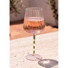 The Mia Şarap Kadehi Pembe Yeşil 600 Ml