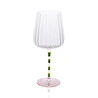 The Mia Şarap Kadehi Pembe Yeşil 500 Ml