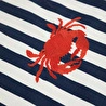 Mudo Home Marin Crab Nakişli Runner Laci̇vert 50x130