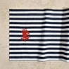 Mudo Home Marin Crab Nakişli Runner Laci̇vert 50x130