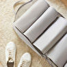 Ocean Home Textile Gri Balıksırtı Ayakkabı Taşıma Seyahat Çantası 36 X 41 X 20 Cm