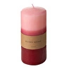 Mudo Home Degrade Sütun Mum Pembe 7x15 Cm