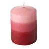 Mudo Home Degrade Sütun Mum Pembe 7x8 Cm