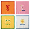 Mudo Home Summer Nakişli 4'lü Kokteyl Peçete 15x15 Cm