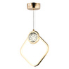 Apliqa Frieda Tekli 3 Renkli 17 Watt Gold Ledli Modern Oturma Odası Salon Sarkıt Avize