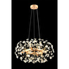 Apliqa Gloria 60'lik Gold Kristal Taşlı Modern Tasarım Salon Avize