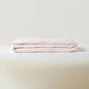 Ocean Home Textile %100 Pamuk Penye Pembe Kalp Nakışlı Bebek Çok Amaçlı Örtü 90 X 120 Cm