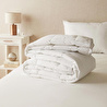 Ocean Home Textile Pamuklu Saten Biyeli Mikrojel Tek Kişilik Yorgan155 X 215 Cm