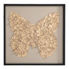 Mudo Home Golden Butterfly Cam Tablo 100x100cm