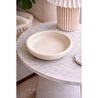 Beige & Stone Krem Donut Seramik Yemek Tabağı – 21,5 Cm