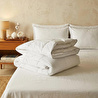 Ocean Home Textile Pamuklu Saten Biyeli Mikrojel Çift Kişilik Yorgan 195 X 215 Cm