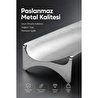 Vienev Paslanmaz Metal Bükülebilir Ayaklı Sunumluk - Dekoratif Sunum Tablası