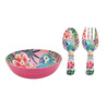 Lucky Art Tropea Melamin 3'lü Salata Servis Seti 30cm