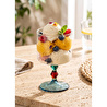 The Mia Bead Dondurmalık Tatlı Sunum Kasesi Amber 300 Ml