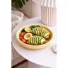 Beige & Stone Sarı Donut Seramik Yemek Tabağı – 21,5 Cm