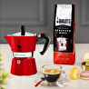 Bialetti Moka Express Kırmızı 3 Cup