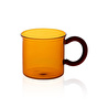 The Mia Renkli Cam Kupa Amber 230 Ml