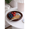Beige & Stone Kahverengi Donut Seramik Yemek Tabağı – 21,5 Cm