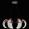 Apliqa Karlos 8 Li Yuvarlak 11 Watt Ledli Modern Tasarım Oturma Odası Salon Sarkıt Avize