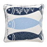 Mudo Home Mari̇n Ocean Kirlent Laci̇vert 45x45 Cm