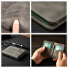 Bloominbag Heritage Core Stone Gray Deri Erkek Cüzdanı